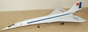 Модель самолета ТУ-144